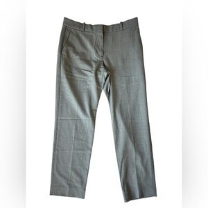 BANANA REPUBLIC ITALIAN FABRIC GREY WOMENS TROUSERS SIZE 6 WORK OFFICE